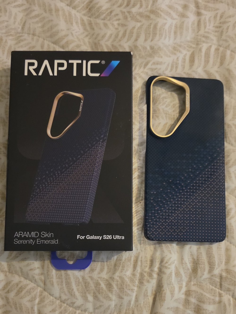 Raptic Aramid Skin Case for Galaxy S26 Ultra - Serenity Emerald